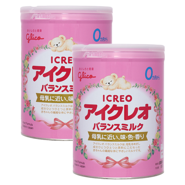 Combo 2 hộp sữa bột Glico Icreo số 0