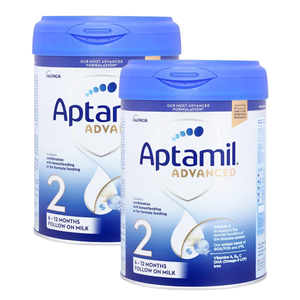Combo 2 sữa bột Aptamil Anh Advanced số 2