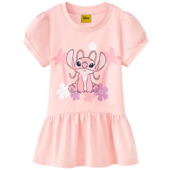 Đầm Rabity cotton hồng