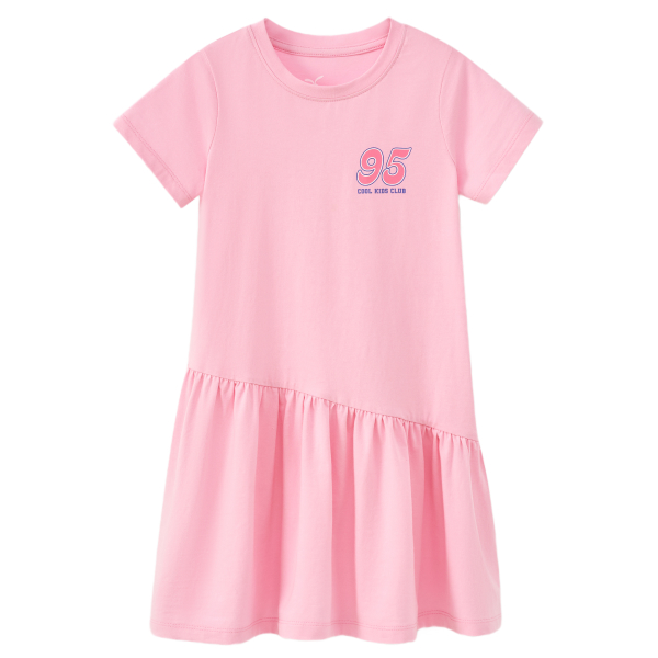 Đầm Rabity cotton hồng