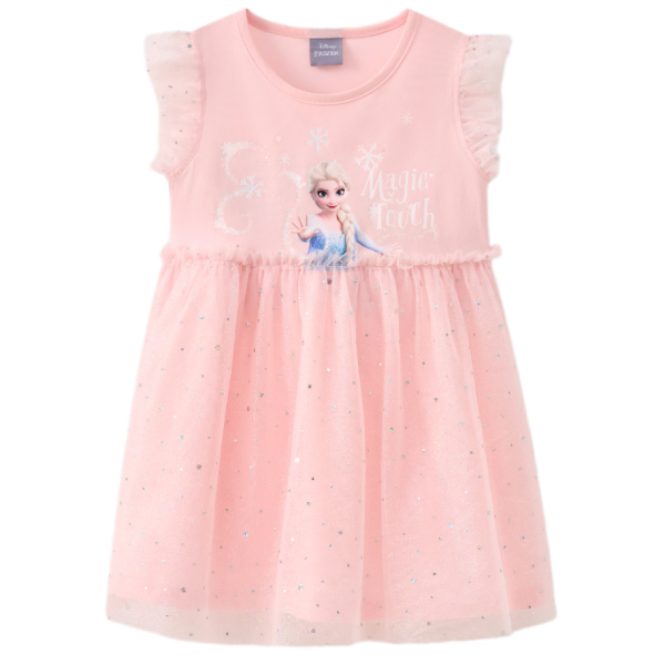 Đầm Rabity cotton hồng