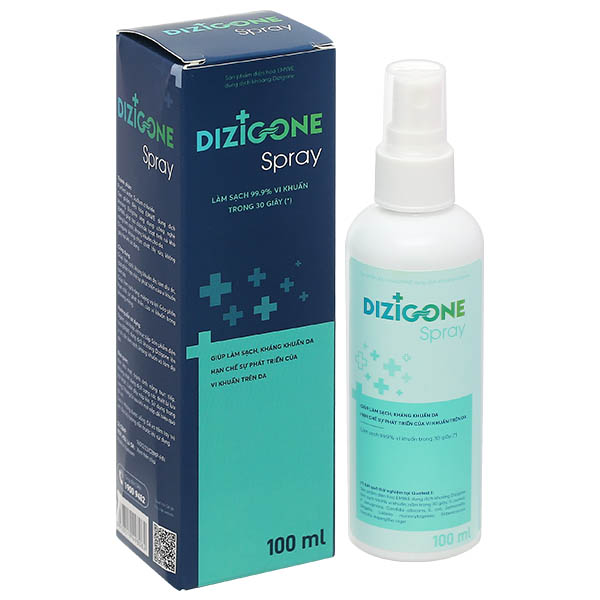 Xịt kháng khuẩn Dizigone Spray khử khuẩn, sơ cứu và hồi phục vết thương