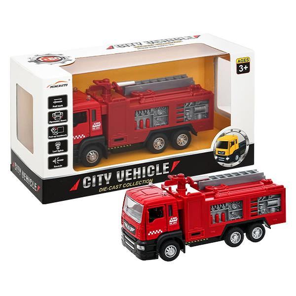 Đồ chơi mô hình xe cứu hoả Happy Time 4682