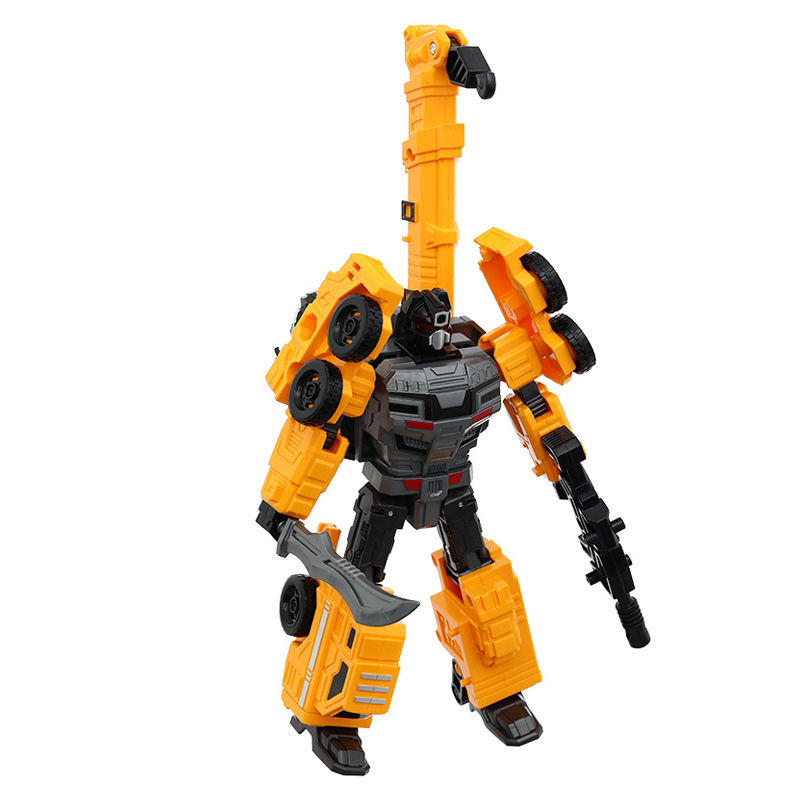 Đồ chơi robot biến hình xe trộn bê tông HappyTime 9862 (1685E) 27