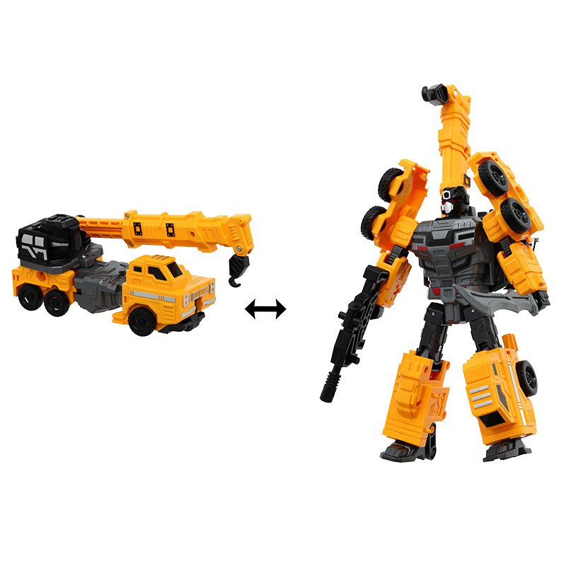 Đồ chơi robot biến hình xe trộn bê tông HappyTime 9862 (1685E) 28