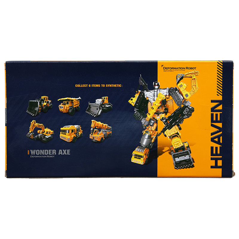 Đồ chơi robot biến hình xe trộn bê tông HappyTime 9862 (1685E) 20