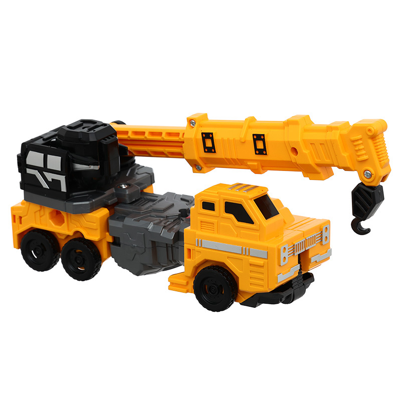 Đồ chơi robot biến hình xe trộn bê tông HappyTime 9862 (1685E) 21