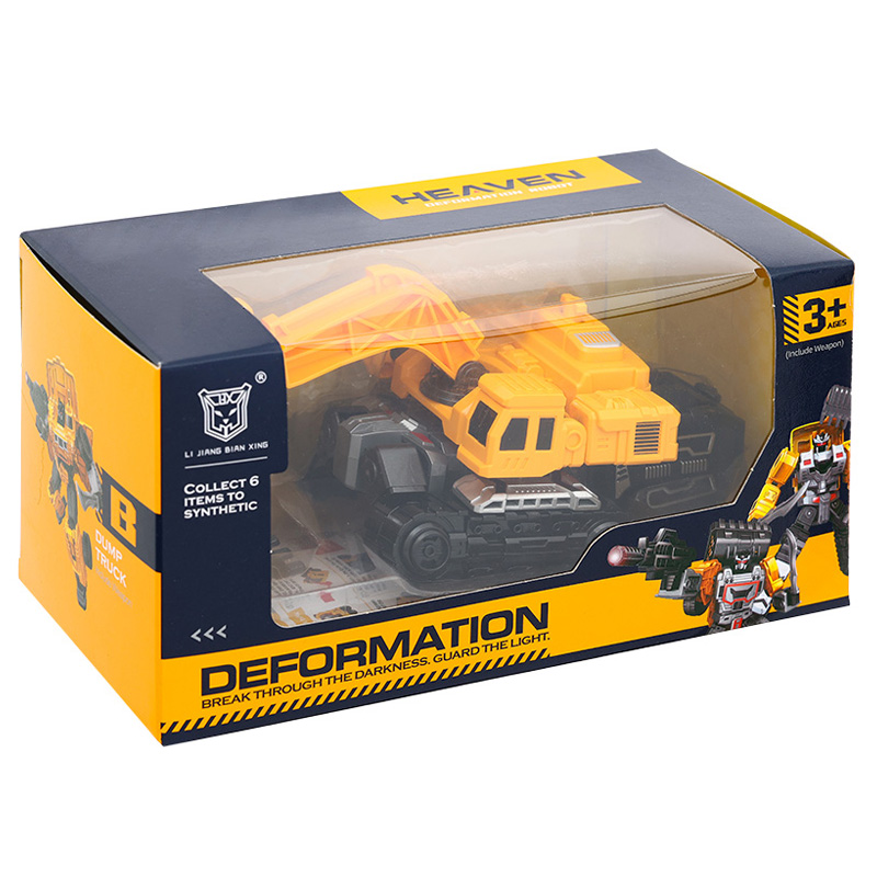 Đồ chơi robot biến hình xe trộn bê tông HappyTime 9862 (1685E) 32