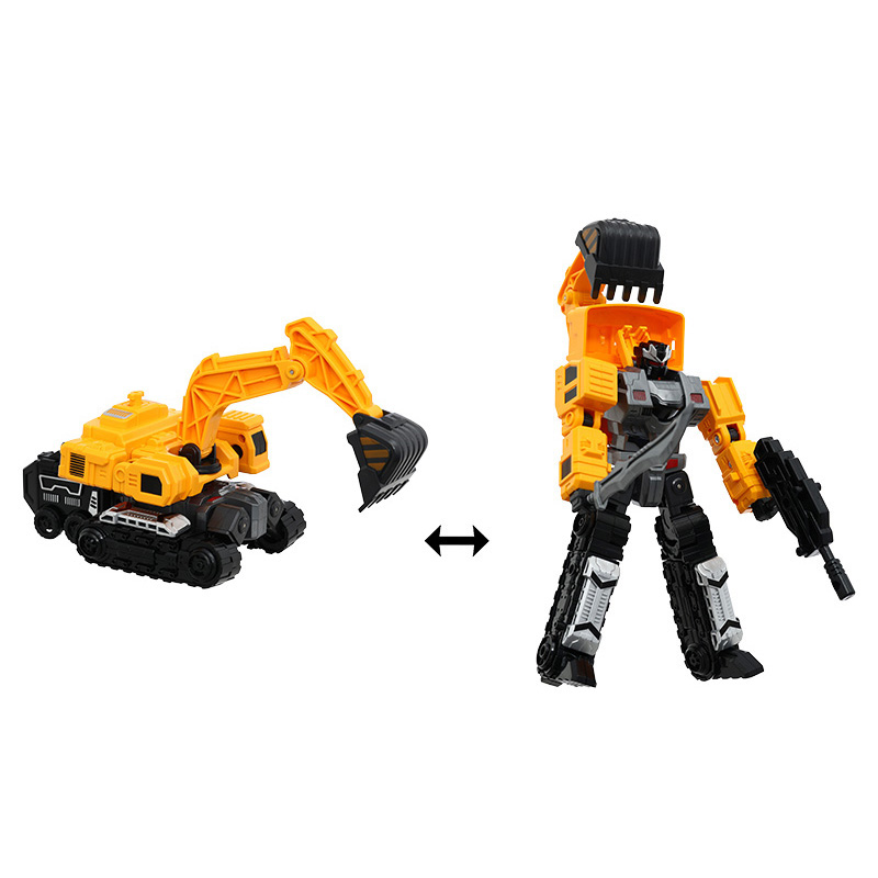 Đồ chơi robot biến hình xe trộn bê tông HappyTime 9862 (1685E) 43