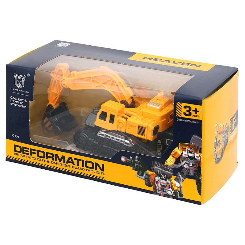 Đồ chơi robot biến hình xe trộn bê tông HappyTime 9862 (1685E) 33