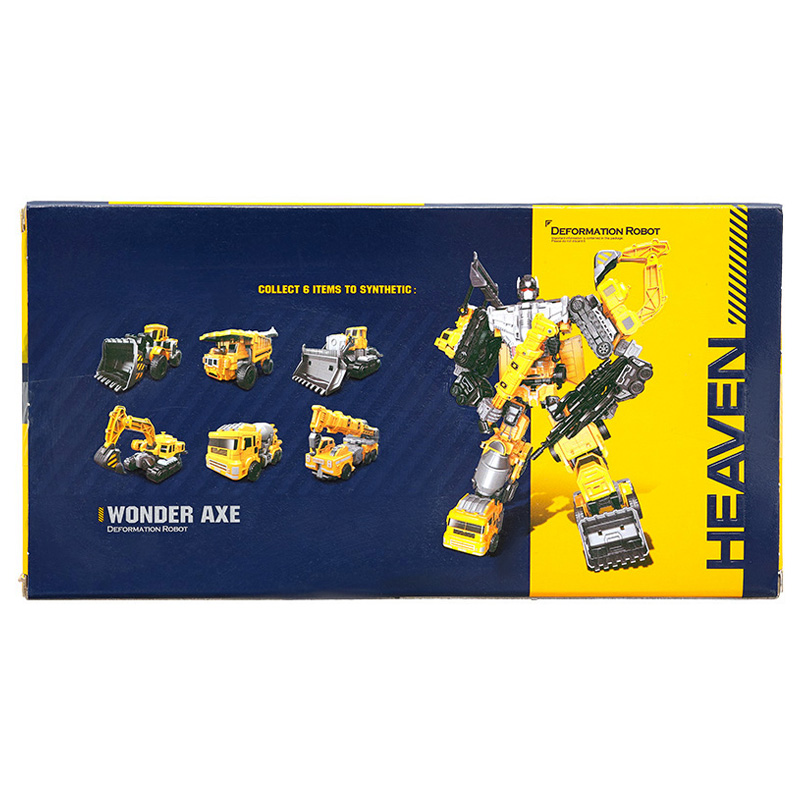 Đồ chơi robot biến hình xe trộn bê tông HappyTime 9862 (1685E) 35