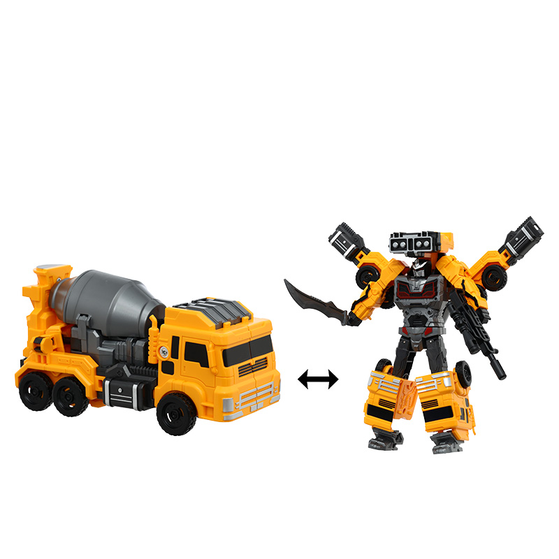 Đồ chơi robot biến hình xe trộn bê tông HappyTime 9862 (1685E) 13