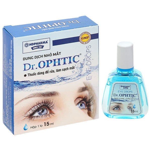 Dung dịch nhỏ mắt DR.OPHTIC rửa, làm sạch mắt