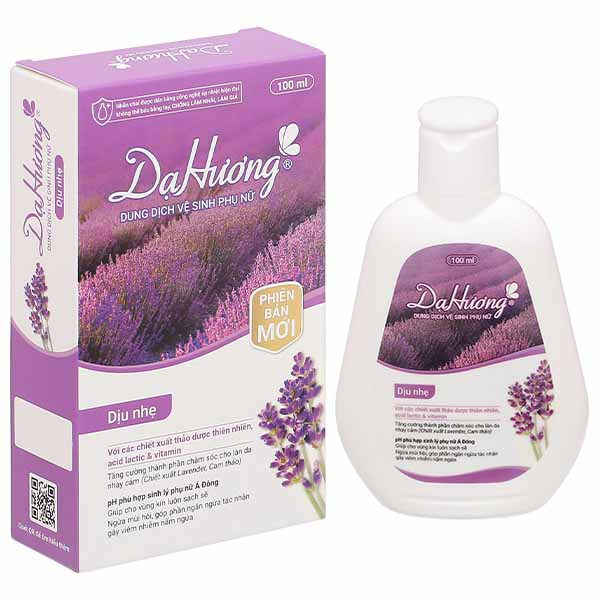 Dung dịch vệ sinh phụ nữ Dạ Hương làm sạch nhẹ nhàng, khử mùi hôi