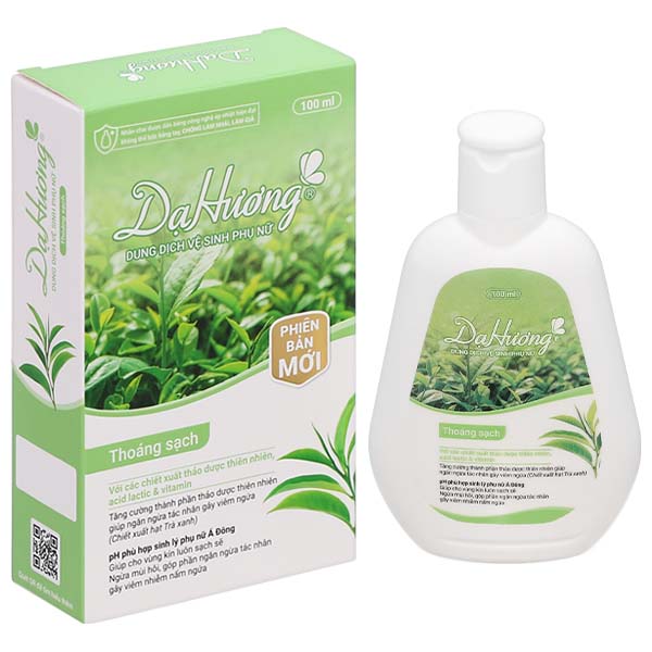 Dung dịch vệ sinh phụ nữ Dạ Hương làm sạch nhẹ nhàng, lấy đi tế bào da chết