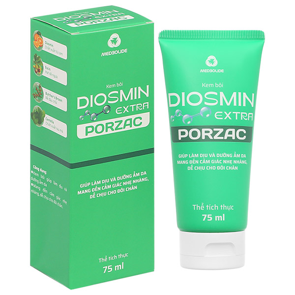 Kem bôi Diosmin Extra Porzac