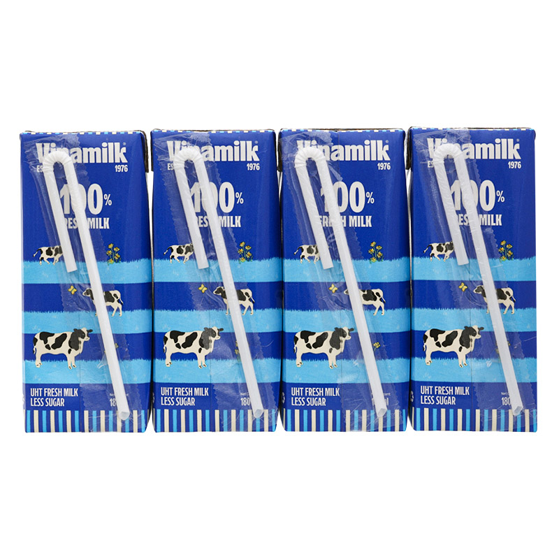 Combo 2 thùng 48 hộp sữa tươi tiệt trùng Vinamilk ít đường 180 ml (từ 1 tuổi) - Giao bao bì ngẫu nhiên 6