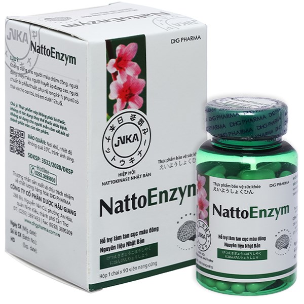 NattoEnzym hỗ trợ tan cục máu đông, ngừa đột quỵ