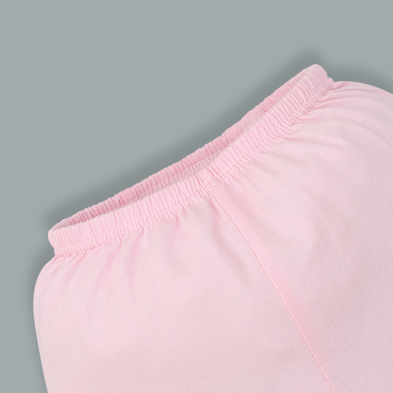 Quần dài IQ Baby cotton màu hồng 3