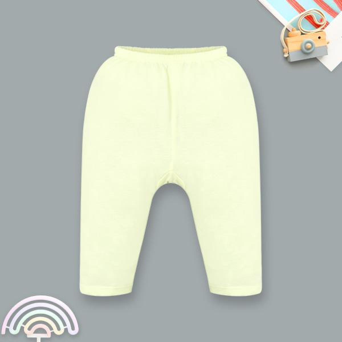 Quần dài IQ Baby cotton màu vàng