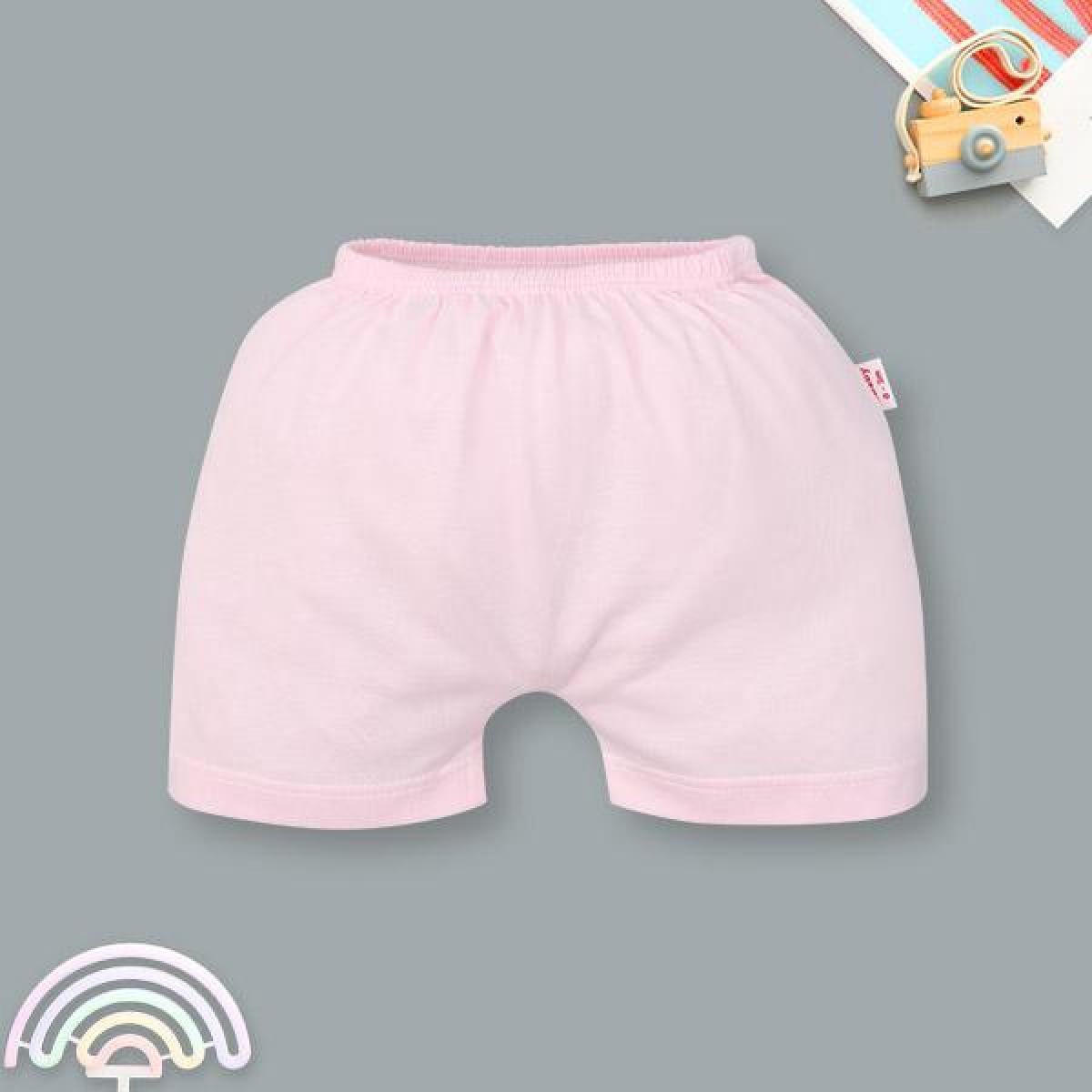 Quần ngắn unisex IQ Baby cotton hồng