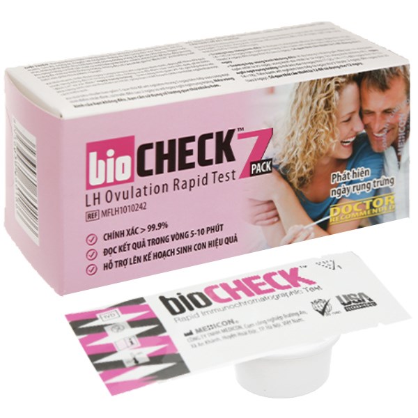 Que thử rụng trứng Biocheck LH Ovulation Rapid Test