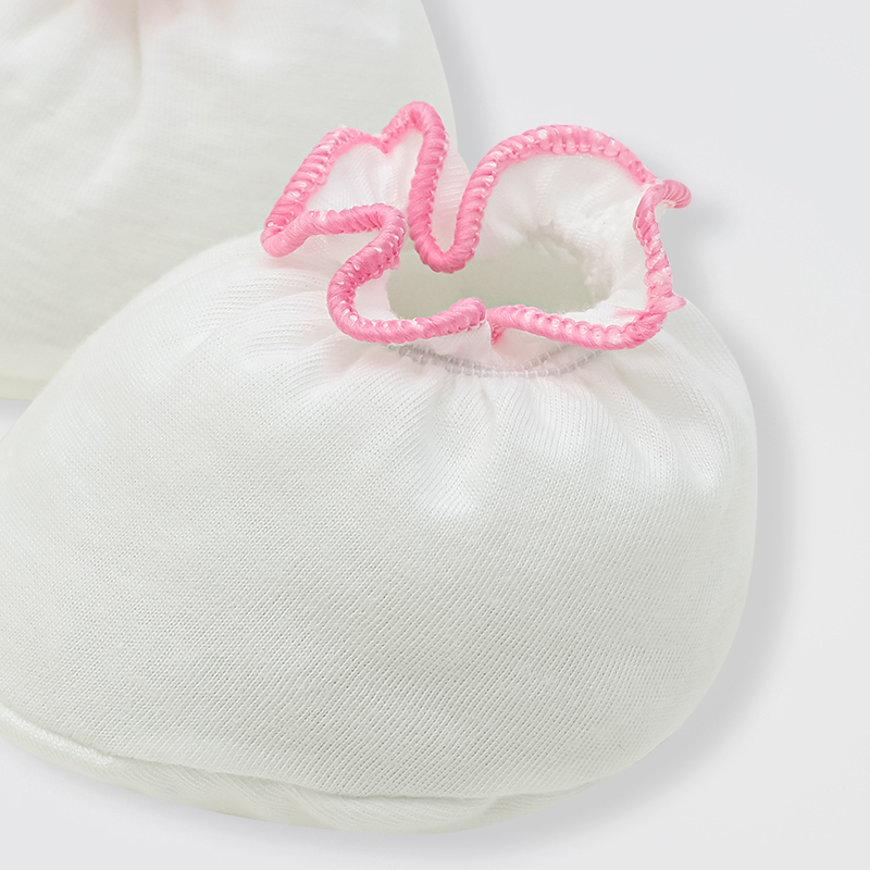Set 2 đôi bao chân thun bé gái IQ Baby cotton - Giao màu ngẫu nhiên 10