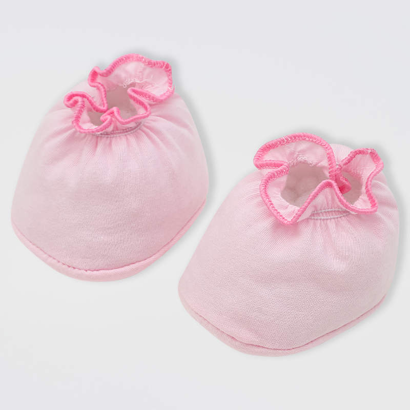 Set 2 đôi bao chân thun bé gái IQ Baby cotton - Giao màu ngẫu nhiên 4