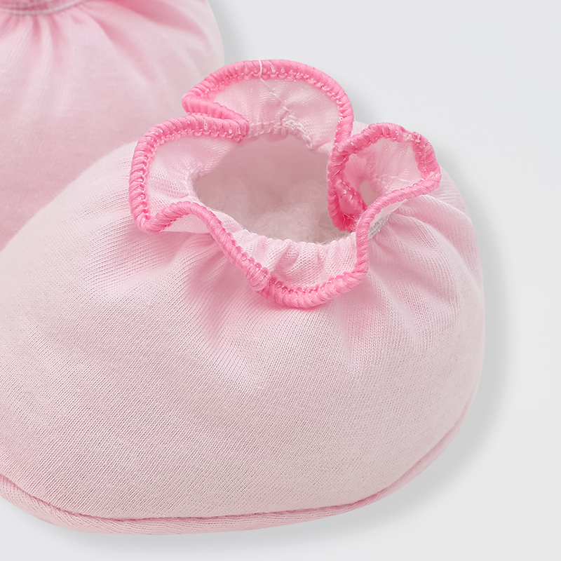 Set 2 đôi bao chân thun bé gái IQ Baby cotton - Giao màu ngẫu nhiên 6