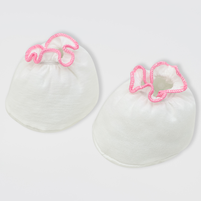 Set 2 đôi bao chân thun bé gái IQ Baby cotton - Giao màu ngẫu nhiên 8