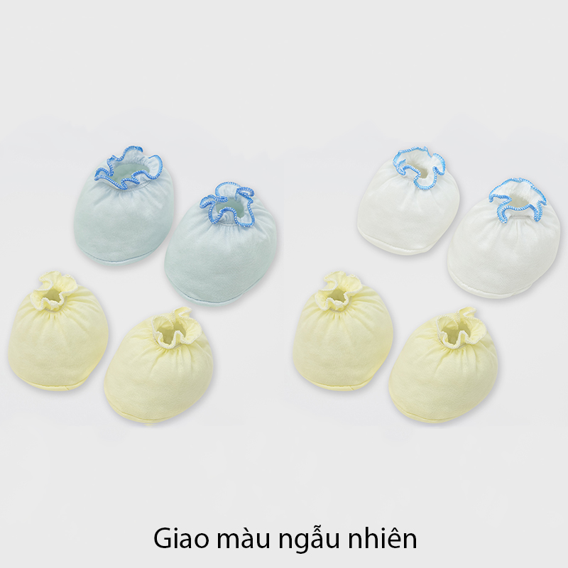 Set 2 đôi bao chân thun bé trai IQ Baby cotton - Giao màu ngẫu nhiên 2
