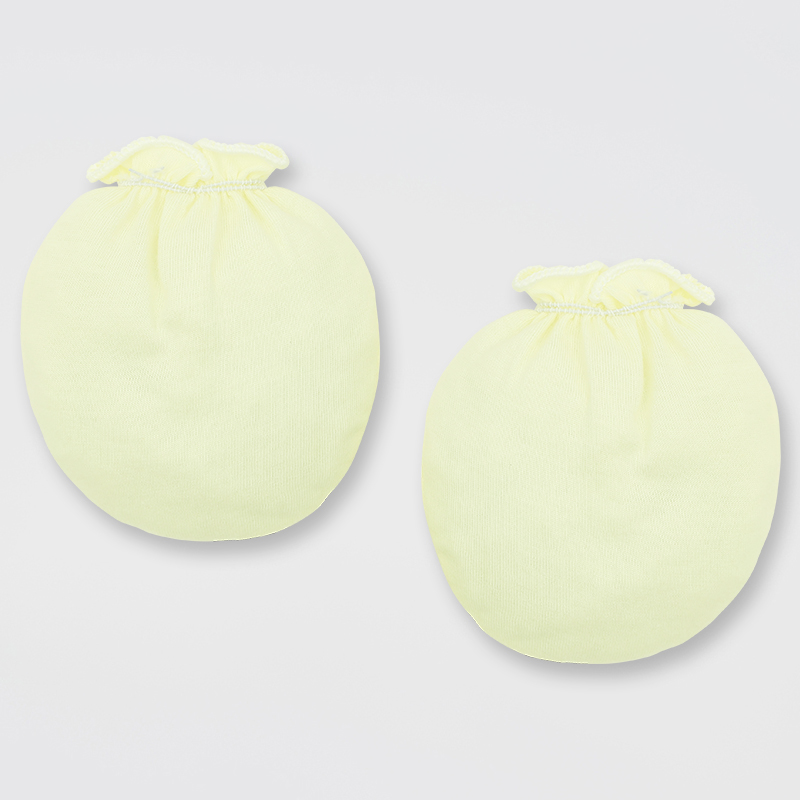 Set 3 đôi bao tay thun bé gái IQ Baby cotton 2