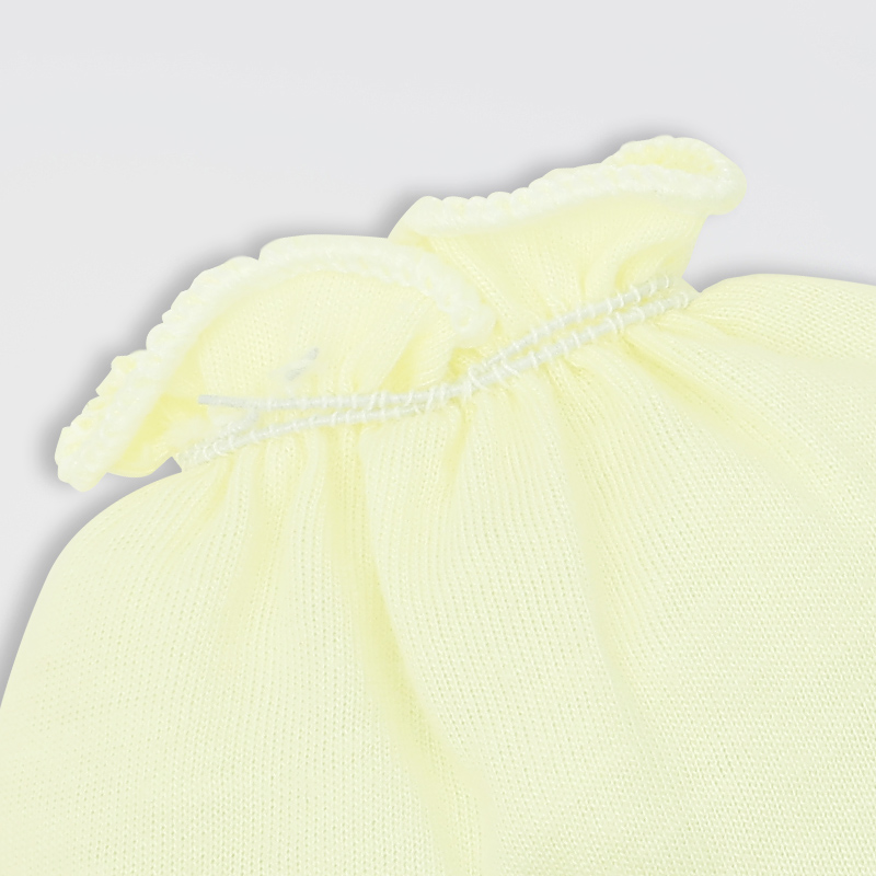 Set 3 đôi bao tay thun bé gái IQ Baby cotton 3