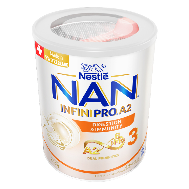 Combo 2 sữa bột NAN InfiniPro A2 6HMO số 3 (đạm quý A2) 800g (2 - 6 tuổi) 13