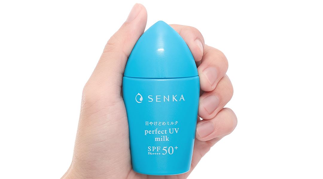 Sữa chống nắng Senka Perfect UV Milk SPF 50+ PA++++ giúp kiềm dầu và dưỡng ẩm chai 40ml - 8