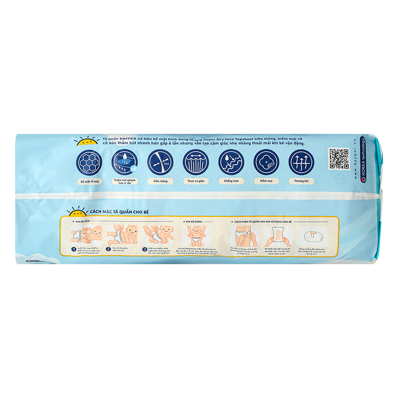 Combo 2 tã quần Dayper size M 58 miếng (6 - 11 kg) 4
