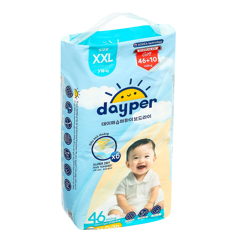Tã quần Dayper size XL 50 miếng (12 - 17 kg) 31