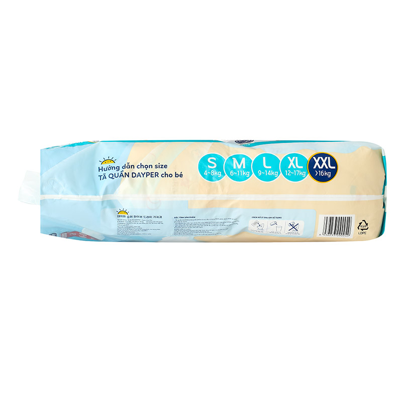 Tã quần Dayper size XL 50 miếng (12 - 17 kg) 32