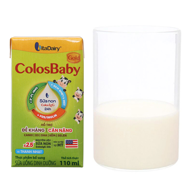 Thùng 48 hộp sữa non pha sẵn ColosBaby Gold 110 ml (từ 1 tuổi) - Giao bao bì ngẫu nhiên 14