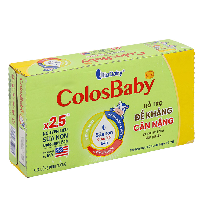 Thùng 48 hộp sữa non pha sẵn ColosBaby Gold 110 ml (từ 1 tuổi) - Giao bao bì ngẫu nhiên 4