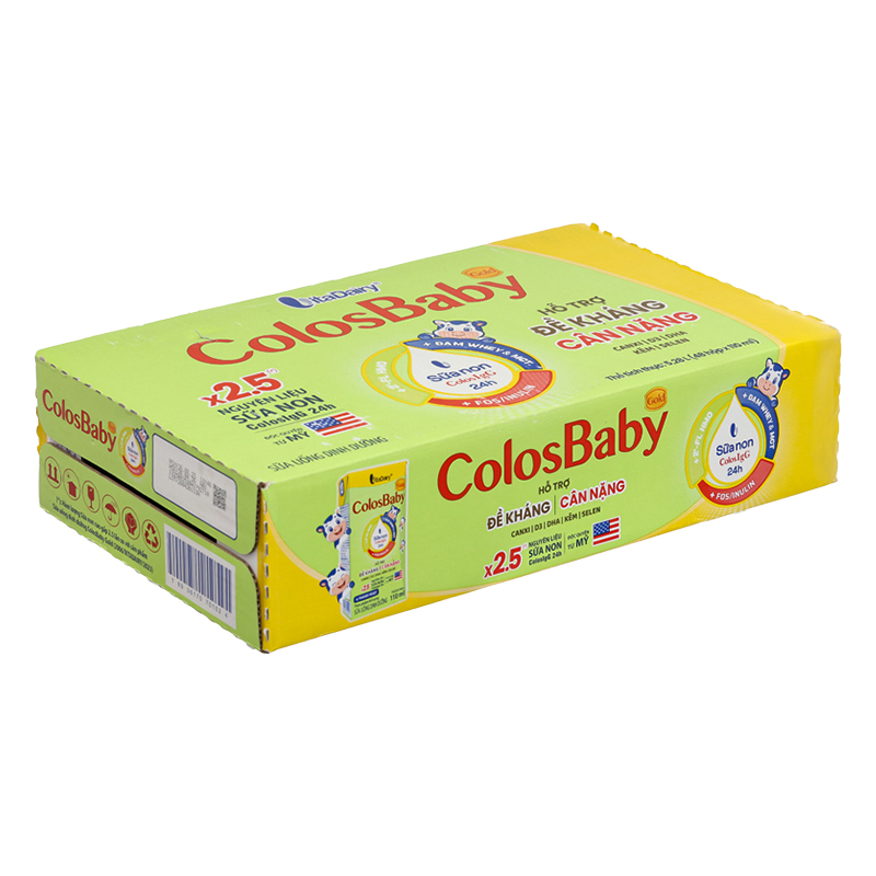 Thùng 48 hộp sữa non pha sẵn ColosBaby Gold 110 ml (từ 1 tuổi) - Giao bao bì ngẫu nhiên 5