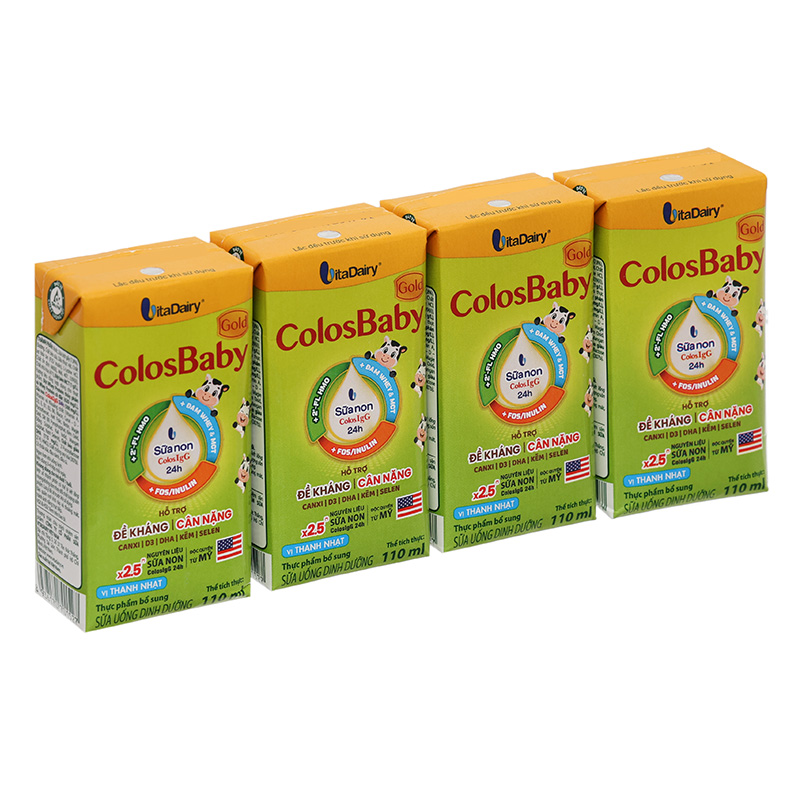 Thùng 48 hộp sữa non pha sẵn ColosBaby Gold 110 ml (từ 1 tuổi) - Giao bao bì ngẫu nhiên 6
