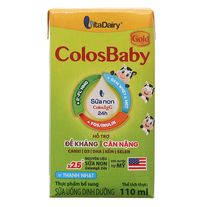 Thùng 48 hộp sữa non pha sẵn ColosBaby Gold 110 ml (từ 1 tuổi) - Giao bao bì ngẫu nhiên 10