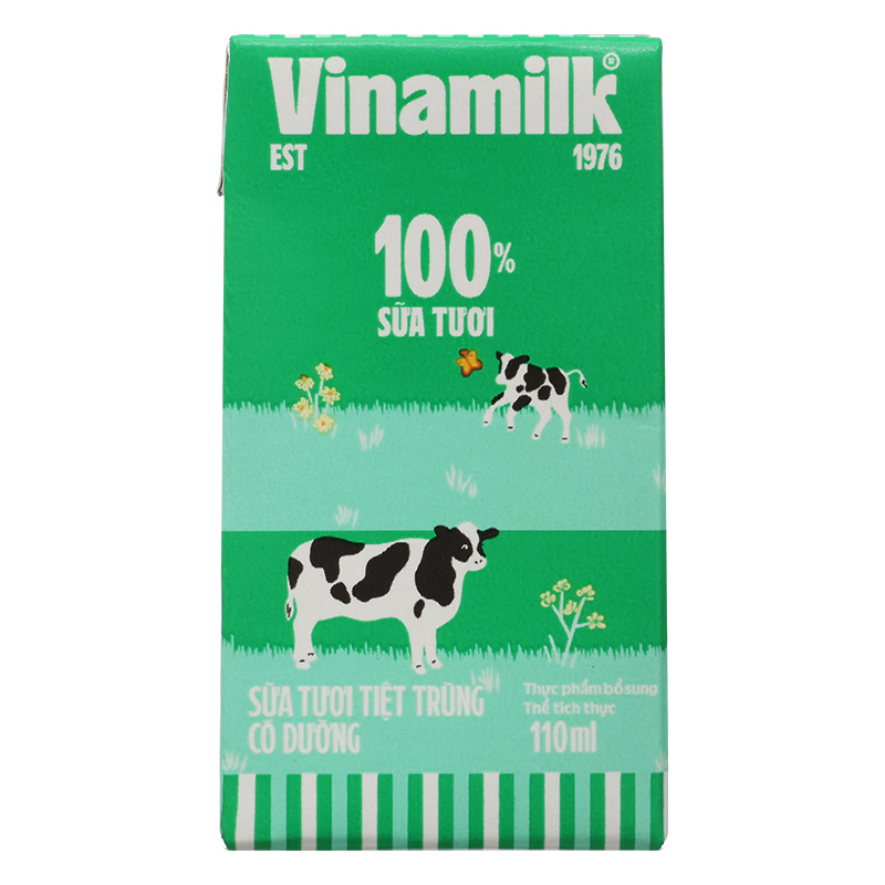 Combo 2 thùng 48 hộp sữa tươi tiệt trùng Vinamilk có đường 110 ml (từ 1 tuổi) - Giao bao bì ngẫu nhiên 21