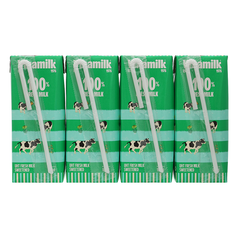 Thùng 48 hộp sữa tươi tiệt trùng Vinamilk có đường 180 ml (từ 1 tuổi) - Giao bao bì ngẫu nhiên 6