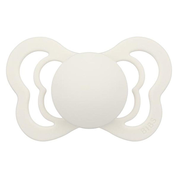 Ti ngậm BIBS Pacifier Couture (từ 6 tháng) - Màu trắng