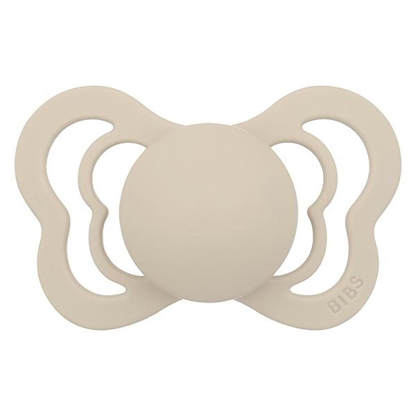 Ti ngậm BIBS Pacifier Couture (từ 6 tháng) - Màu xám