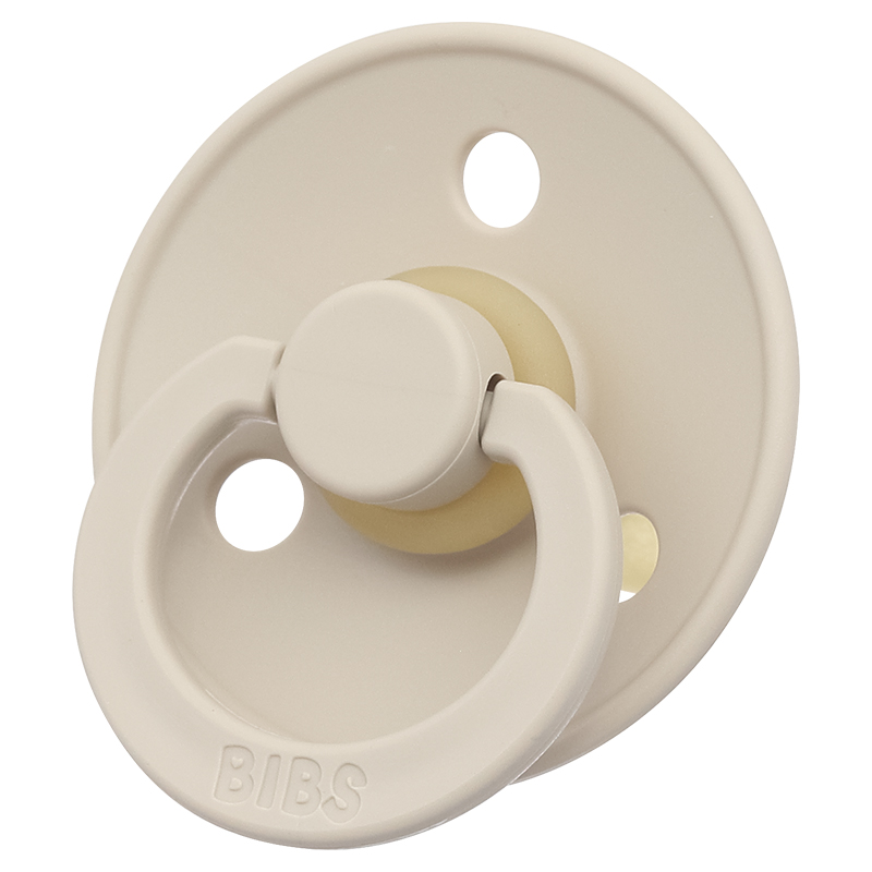 Ti ngậm BIBS Pacifier Colour Latex (từ 6 tháng) - Màu xám 4