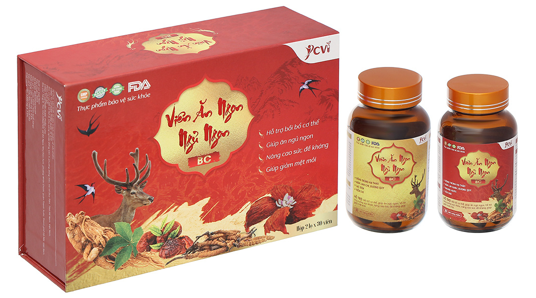 Thực phẩm bảo vệ sức khỏe: Viên ăn ngon ngủ ngon BC