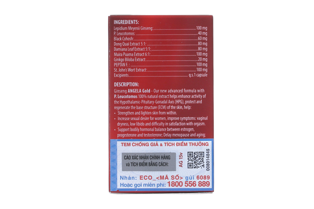 Thực phẩm bảo vệ sức khoẻ: Woman's Ginseng Angela Gold - 14